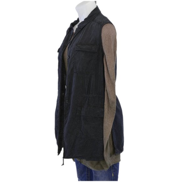 Buffalo David Bitton Black Sleeveless Vest (S) - Picture 2 of 3